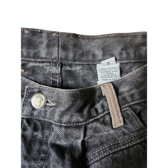 Calamity Jeans Vintage 80s High Rise Mom Jean Womens 8 Charcoal Western Grunge - Picture 3 of 10